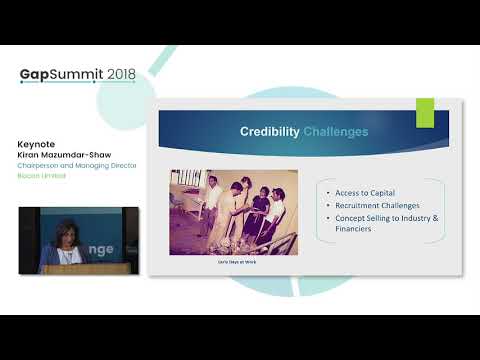 GAP SUMMIT - Keynote Address by Kiran Mazumdar Shaw