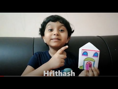 Ashvika's Doll House!🏠 She's playing with her new Doll House! |✨Hrithash✨| #dollhouse  #papercraft