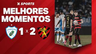 LONDRINA 1 X 2 SPORT - MELHORES MOMENTOS - BRASILEIRÃO SÉRIE B