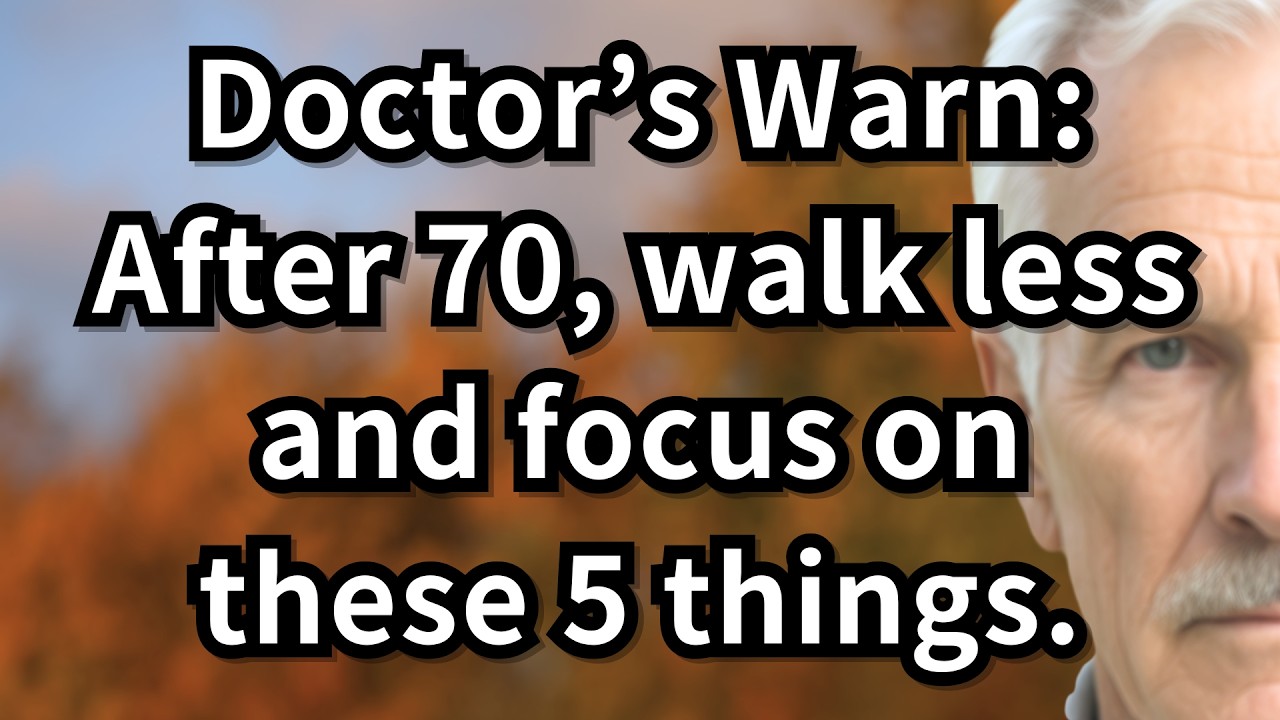 Doctor’s Warning: Why Over-Walking After 70 Can Speed Up Aging – And Smarter Alternatives!