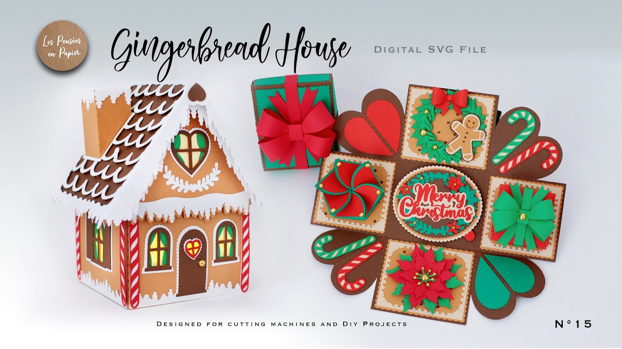 SVG PROJECT GINGERBREAD HOUSE ASSEMBLY TUTORIAL | LPP | N15