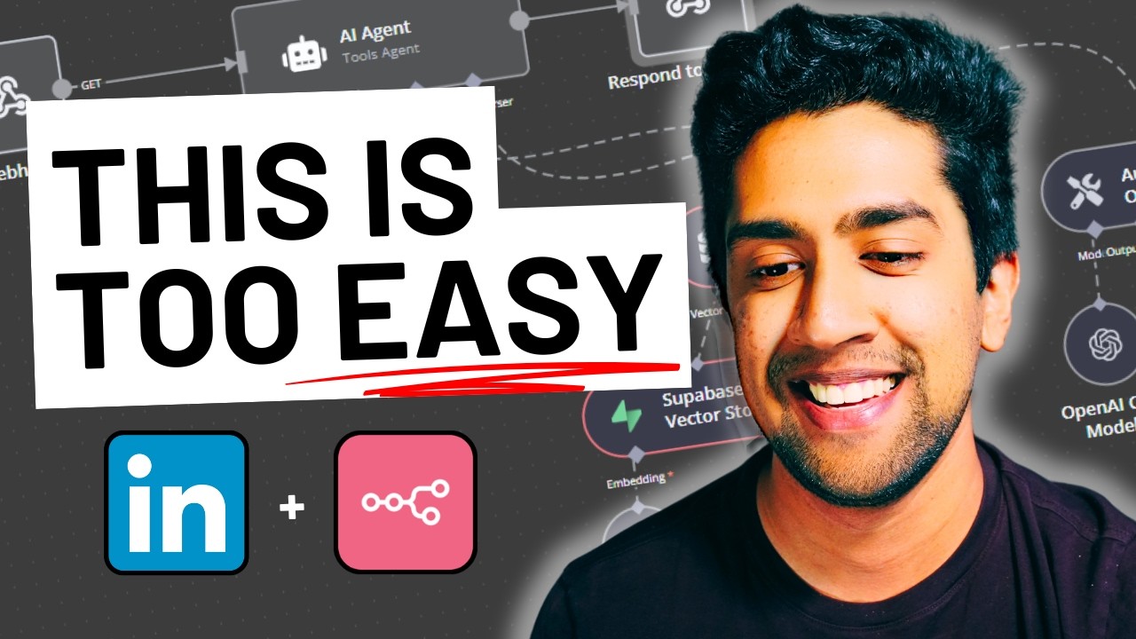 I built a LinkedIn Post Generator for $0 (n8n, No Code, Claude)