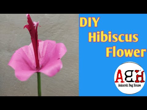 || How To Make Hibiscus Flower ||