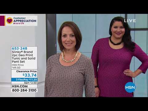 HSN | Slinky Brand Fashions 04.10.2019 - 05 AM