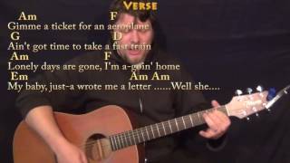 The Letter (The Box Tops) Strum Guitar Cover Lesson with Chords/Lyrics