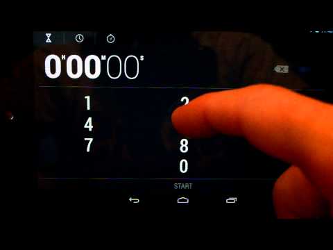 Google Nexus Countdown Timer