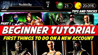 Beginner Tutorial in MK Mobile. Do THIS ASAP! Tips and Tricks for New Players in 2022. (Part 1)