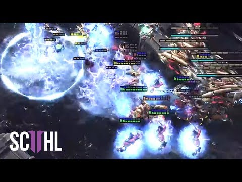 THE PERFECT DEFENSE!  - Starcraft 2: Showtime vs Dark