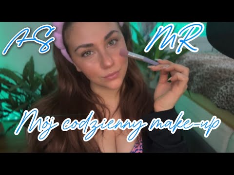 [ASMR] mój codzienny makijaż 💄 💤 (szept, tapping)