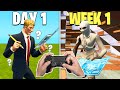 1 Week Of Learning Claw Fortnite Progression