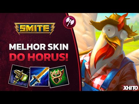 Essa é SEM DÚVIDAS a MELHOR SKIN DELE! HORUS SOLO - ⚡ Smite BR Conquista