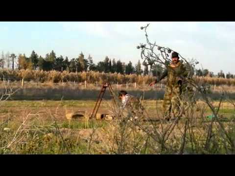 قصف مطار دير الزور العسكري بصاروخ محلي الصنع من قبل كتيبة ذو الفقار