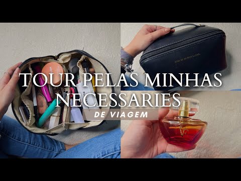 O QUE TEM NA MINHA NECESSAIRE DE VIAGEM | dicas ✨
