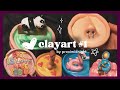 Proxie clay compilation #1✨Diy clay incense holder / ashtray | ProxieMidnight