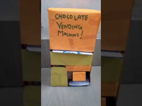 Chocolate vending machine by Soham Leisha Kasturi from Maharashtra
