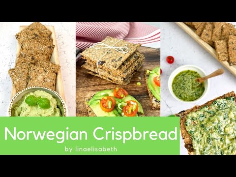 How to make Norwegian Crispbread (plant-based)