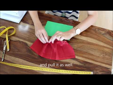 Rüschen nähen- Anleitung/ How to sew ruffles