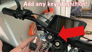 How to add a keyd ignition to any ebike(easiest method)