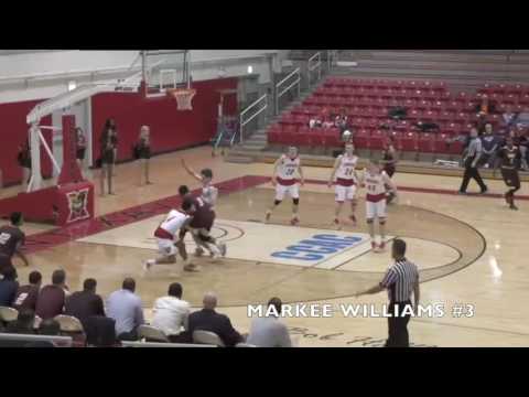 MARKEE WILLIAMS OFFICIAL 16-17 ROBERT MORRIS HIGHLIGHT TAPE