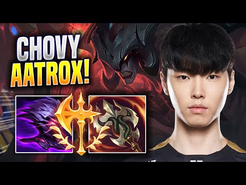 CHOVY PERFECT GAME WITH AATROX! - GEN Chovy Plays Aatrox MID vs Galio! | Preseason 2023