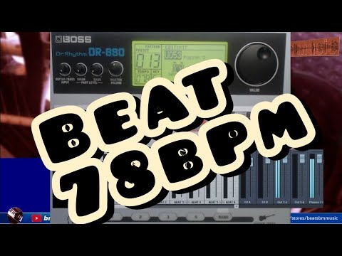 DR880 beat 78bpm