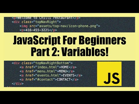 Javascript For Beginners Part 2 Variables