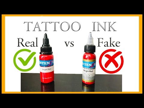 Tattoo Ink!! Real vs Fake