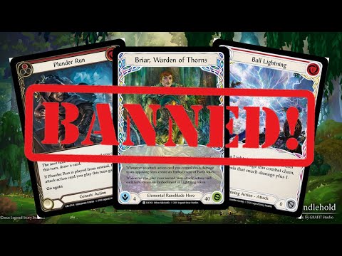 BRIAR BANS! 🥯 Briar Gets Errata'd, Plunder Run and Ball Lightning Banned 🥯 Flesh and Blood FAB TCG