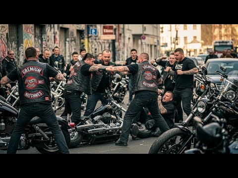 Hooligans griffen Gremium MC in Berlin an | Biker reagierten und alle waren schockiert