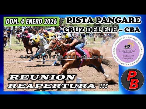 PANGARE TRACK RACES - CRUZ DEL EJE, CORDOBA (04-01-2026)