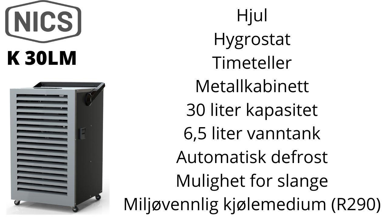  Byggtørker NICS K 30LM