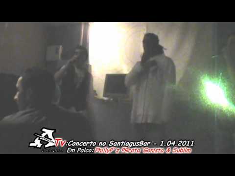 Amenezia RecordsTv: PRrota´Gonista - À Moda Antiga (Ao Vivo) Concerto SantiagusBar 1ª Parte.wmv