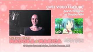 Madoka Magica English Cast Video: Sayaka Miki