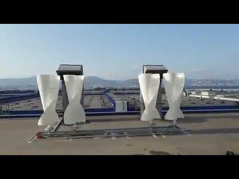 Dikey Eksen Rüzgar Türbini- Vertical Wind Turbine- Power Solar