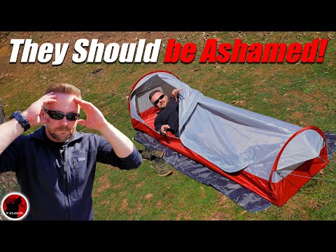 This Is What a Poorly Designed Bivy Looks Like - Alps Mountaineering Stealth 1 Person Bivy Tent