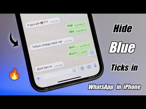  How to remove blue view from whatsapp