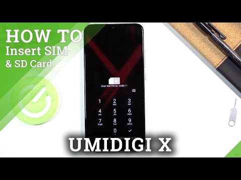 How to Input Nano SIM & Micro SD Cards in UMIDIGI X – SIM & SD Installation