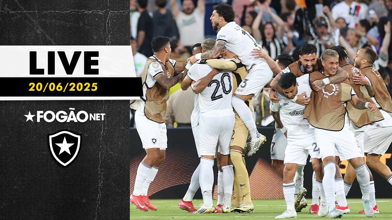 LIVE | Botafogo desfruta após vencer o melhor PSG da história; coletiva de Renato Paiva