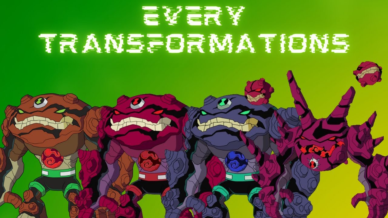 EVERY GRAVATTACK TRANSFORMATIONS