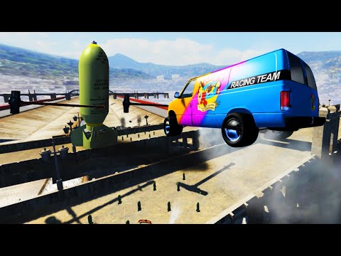 BeamNG Drive - EXPERIMENT - Cars vs Nuclear Bombs #9