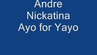 Andre Nickatina Ayo for Yayo