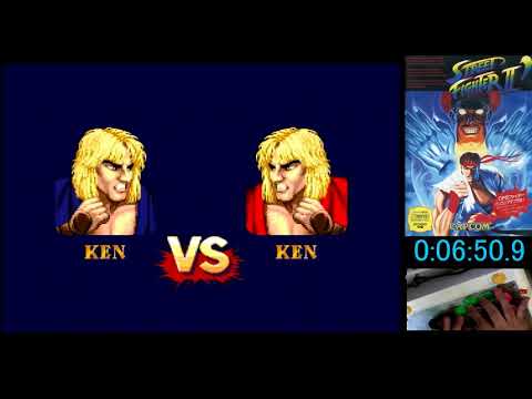Street Fighter II’ Champion Edition MEGADRIVE Speedrun Arcade Mode (Hardest) in 11:57 WR