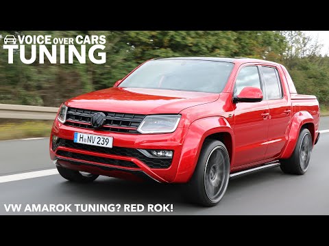 VW Amarok Tuning Red Rok | Werk2 Chiptuning | Luftfahrwerk | 22" OZ Felgen | Voice over Cars Tuning
