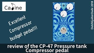 Video thumbnail for Caline Music CP-47 Pressure tank Compressor by DutchGuitarDude