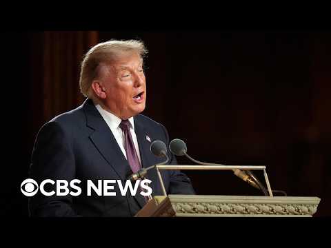 Watch: Trump eulogizes Lindsey Graham at late senator's funeral