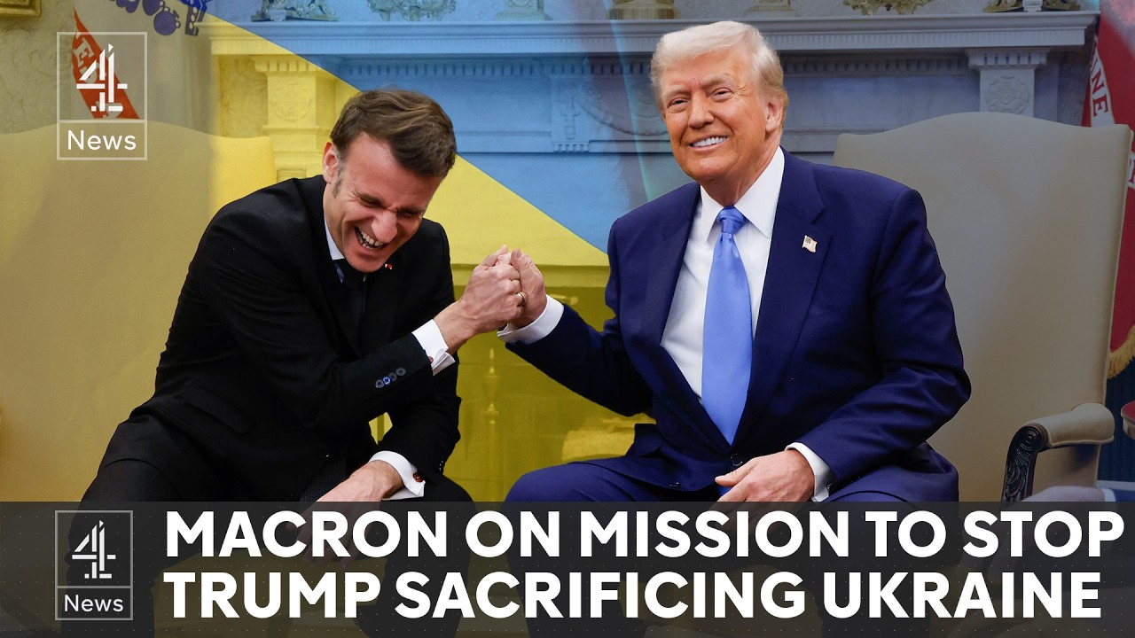 Macron and Trump discuss Ukraine peace prospects at White House