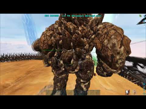 Ark Official PvP | Small Tribes | Rock Golems Wipe Part 2| Raiding!