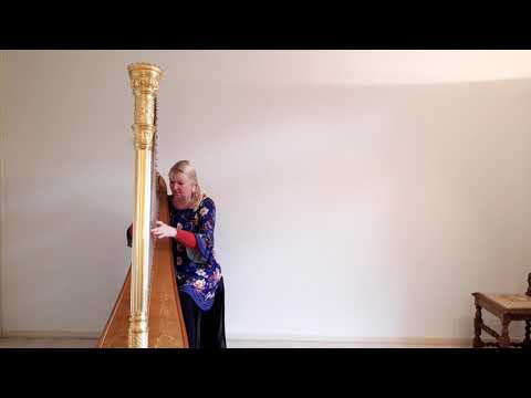 Harpist Regina Ederveen plays Schöne Erinnerung by Adam Hahn