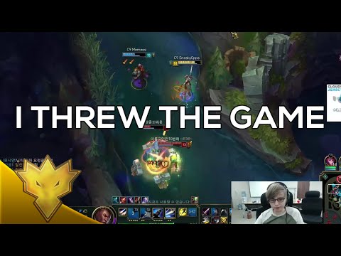 Sneaky & Meteos - I Threw The Game - Korean Duo Queue Funny Moments & Highlights