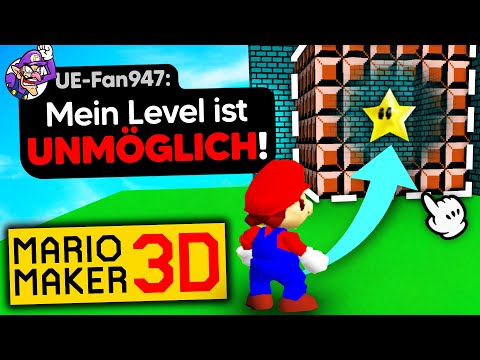 UNFAIRE WÄNDE in Mario Maker 3D Community Leveln!